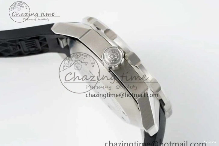 MIROTIME 1225 Aquatimer Automatic SS RSF 1:1 Best Edition White Orange Dial on Black Rubber Strap A Supportive 7069